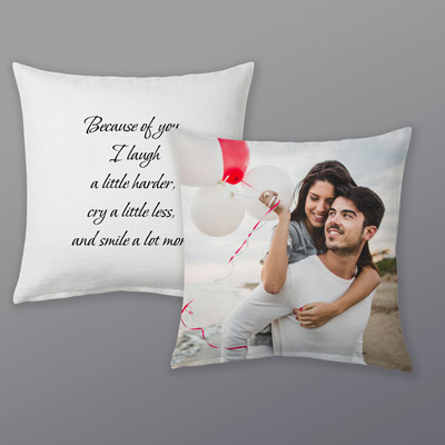 Valentines day photo pillow
