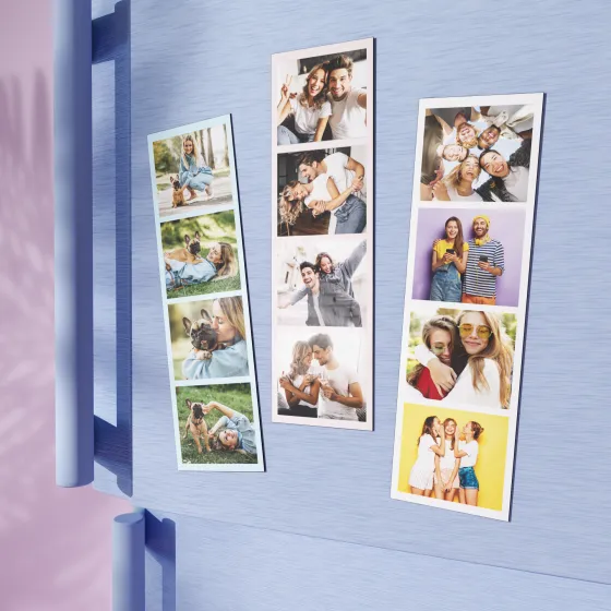 magnetic photo strip