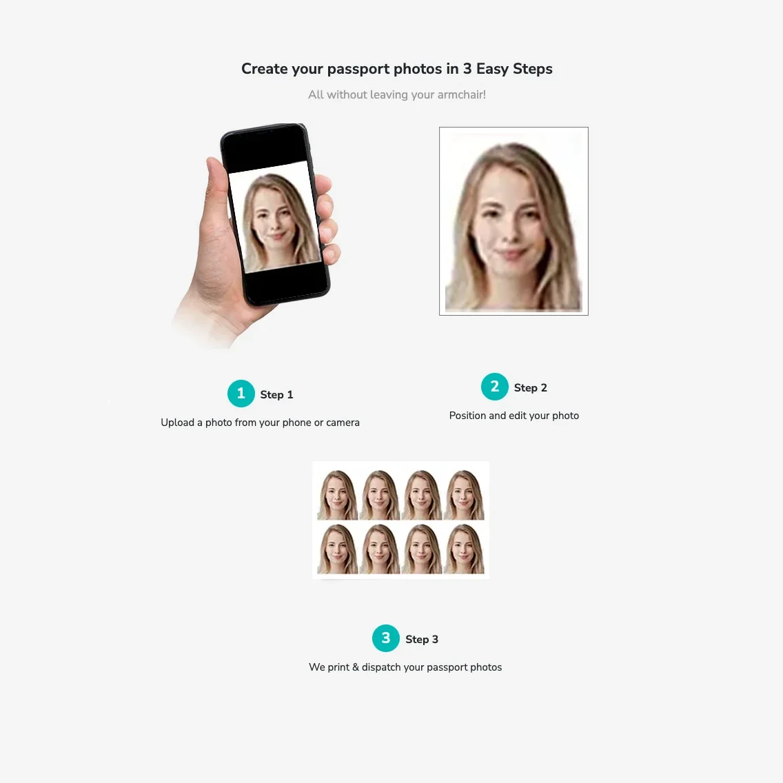Create Your Passport Photos Online in 3 Easy Steps