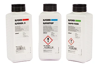 Ilford Film Developing Chemical Kit